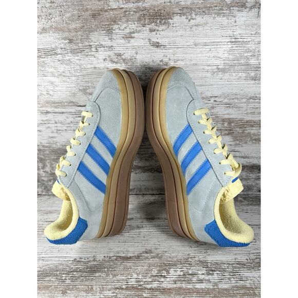 Women's Adidas Gazelle Bold Almost Blue/Gum Suede Sneakers Sz 7 EUC! Athletic - Picture 7 of 10